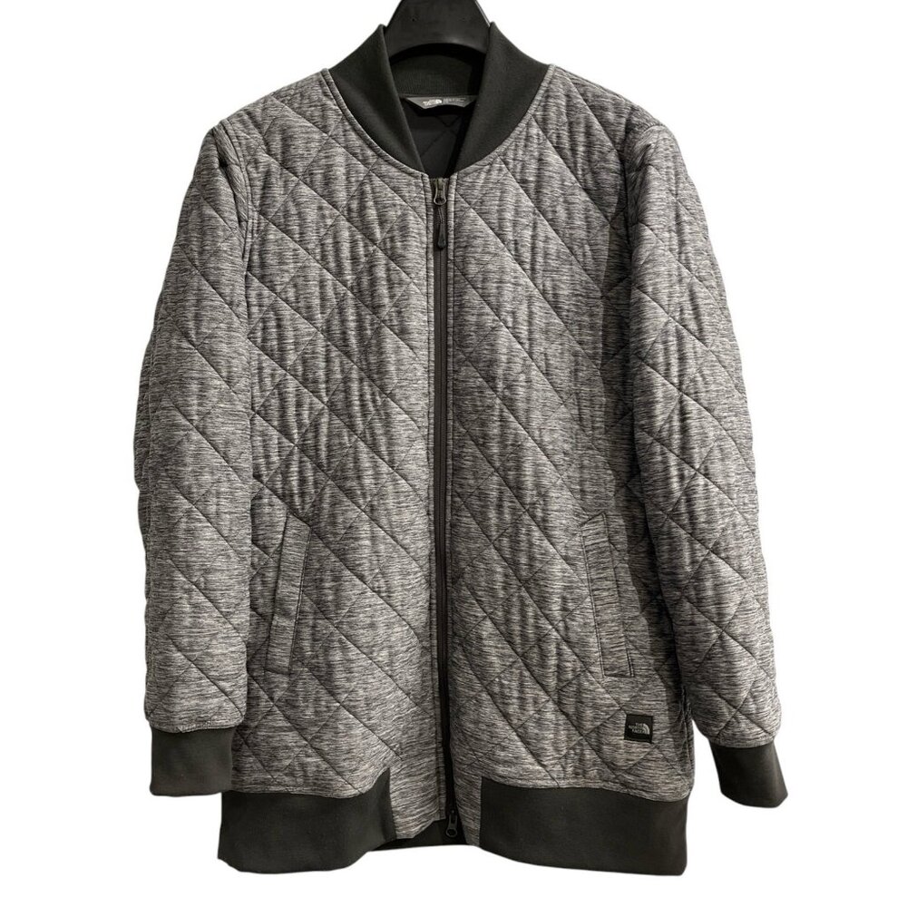 The North Face Charcoal Quilted Puffer Jacket
